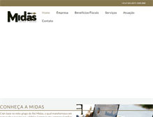 Tablet Screenshot of midascomex.com.br